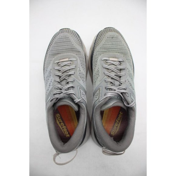 Hoka One One Bondi 7 Men's Size 9.5 Gray White Athletic Sneaker Running Shoes - Picture 9 of 13